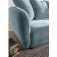 SCHLAFSOFA Flachgewebe Blau  - Blau/Schwarz, KONVENTIONELL, Kunststoff/Textil (250/74/108cm) - Carryhome