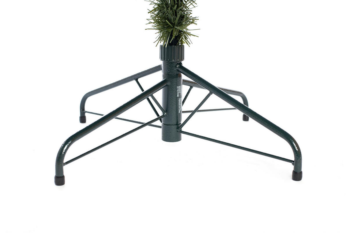 WEIHNACHTSBAUM 210 cm  - Waldgrün, Basics, Kunststoff/Metall (124/210cm)