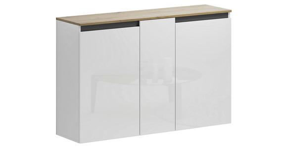 HÄNGESCHUHSCHRANK 129,7/85/35,1 cm - Anthrazit/Weiß, Design, Holzwerkstoff (129,7/85/35,1cm) - Xora