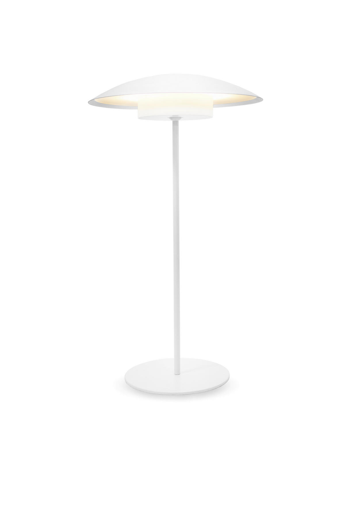 LED-AUßENLEUCHTE Sardinia 22/40/22 cm   - Weiß, Basics, Metall (22/40/22cm) - Newgarden