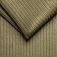 BIGSOFA Cord Olivgrün  - Schwarz/Olivgrün, MODERN, Kunststoff/Textil (234/93/190cm) - Carryhome