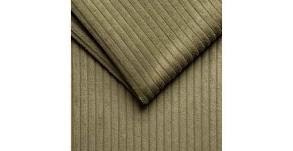 BIGSOFA Cord Olivgrün  - Schwarz/Olivgrün, MODERN, Kunststoff/Textil (234/93/190cm) - Carryhome