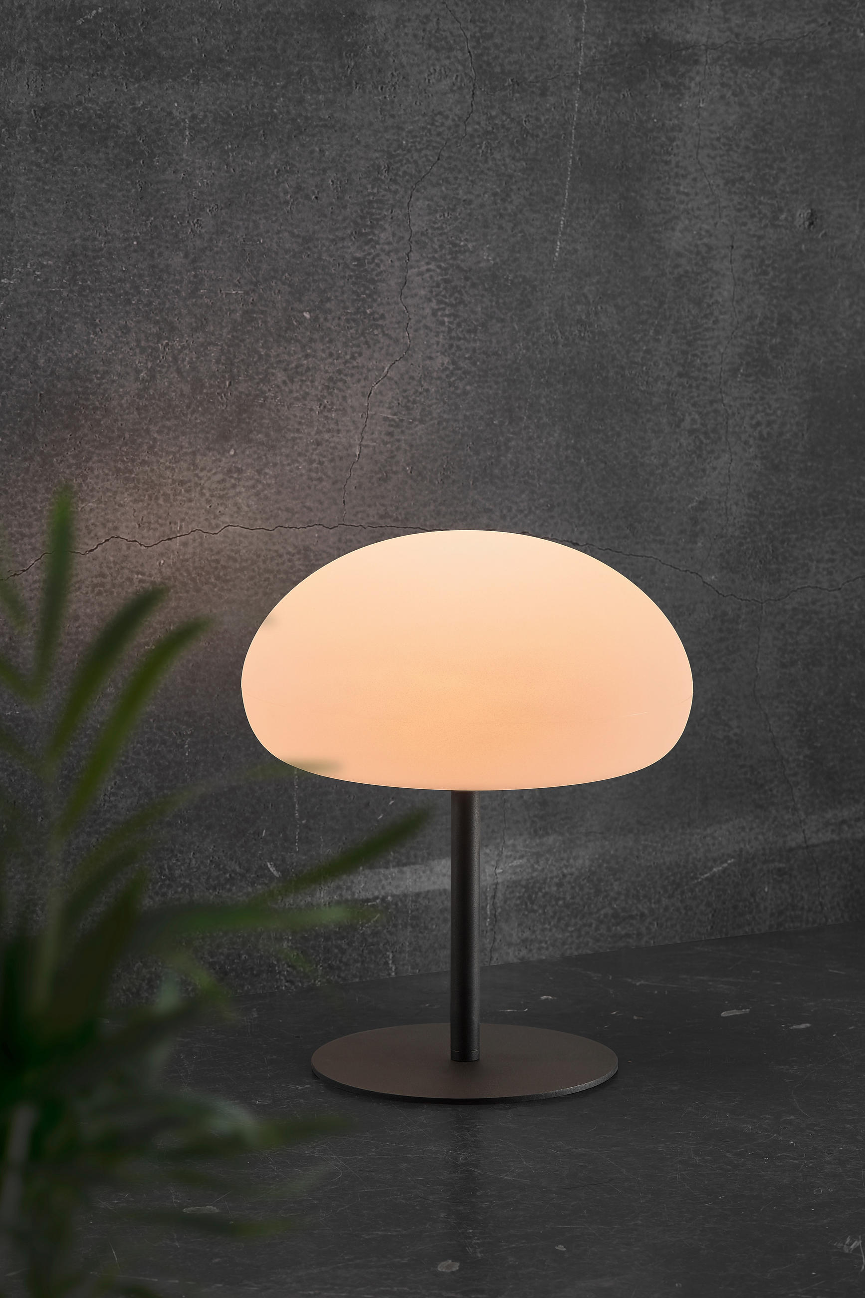 AKKU-TISCHLEUCHTE 34/40 cm   - Schwarz/Weiß, Design, Kunststoff/Metall (34/40cm) - Nordlux