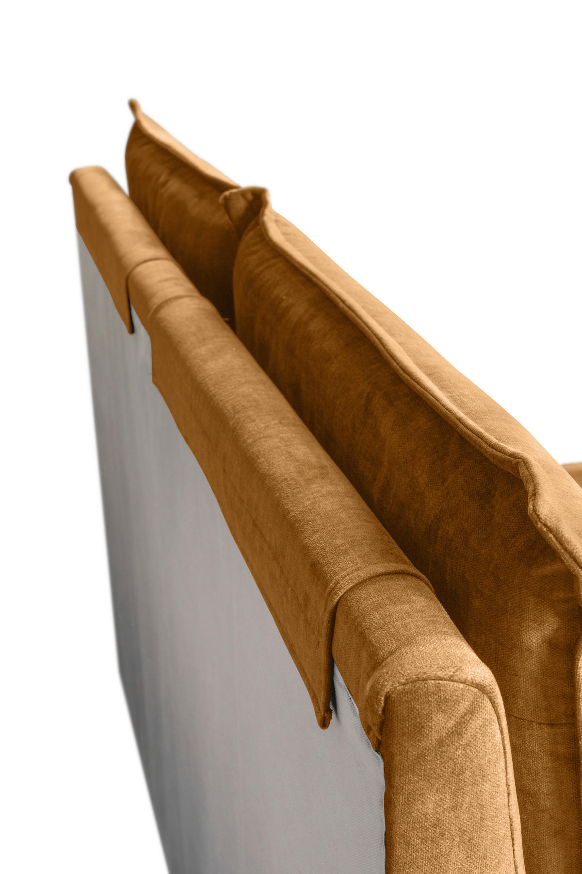 KÁRPITOZOTT ÁGY 180/200 cm  aranybarna  - aranybarna/fekete, Basics, műanyag/textil (180/200cm) - Carryhome