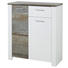 SCHUHSCHRANK 90/105/39 cm - Chromfarben/Weiß, Trend, Holzwerkstoff/Kunststoff (90/105/39cm) - Xora SCHUHSCHRANK 90/105/39 cm - Chromfarben/Weiß, Trend, Holzwerkstoff/Kunststoff (90/105/39cm) - Xora