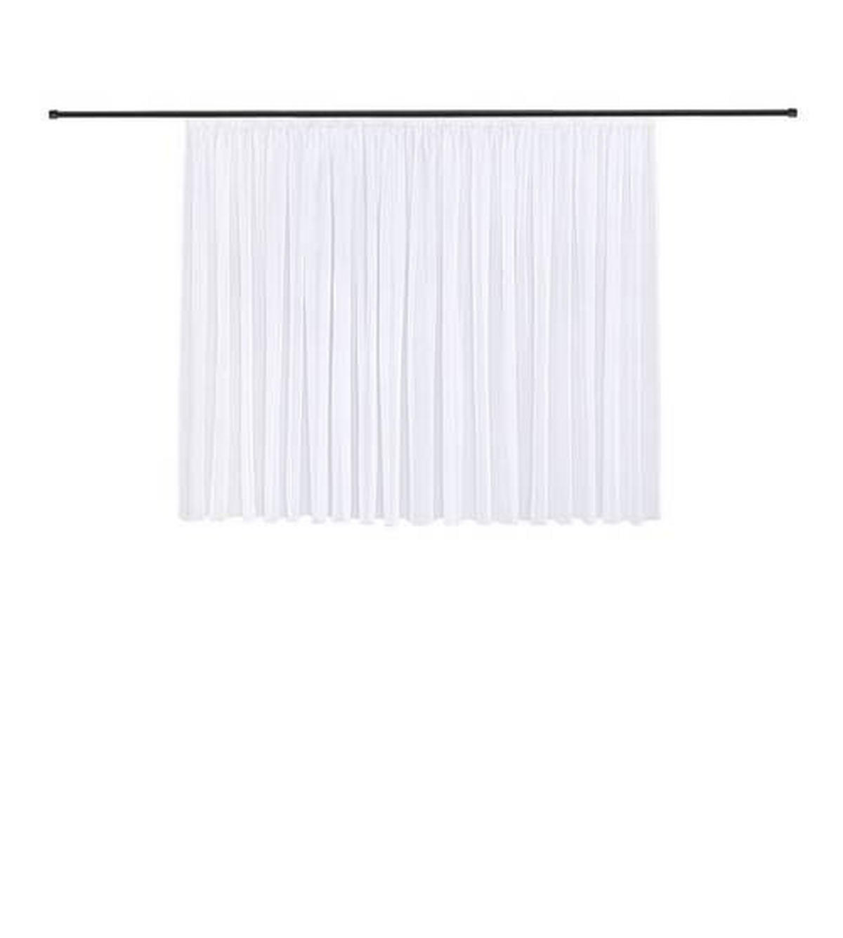 FERTIGSTORE  transparent  300/150 cm   - Weiß, Basics, Textil (300/150cm)