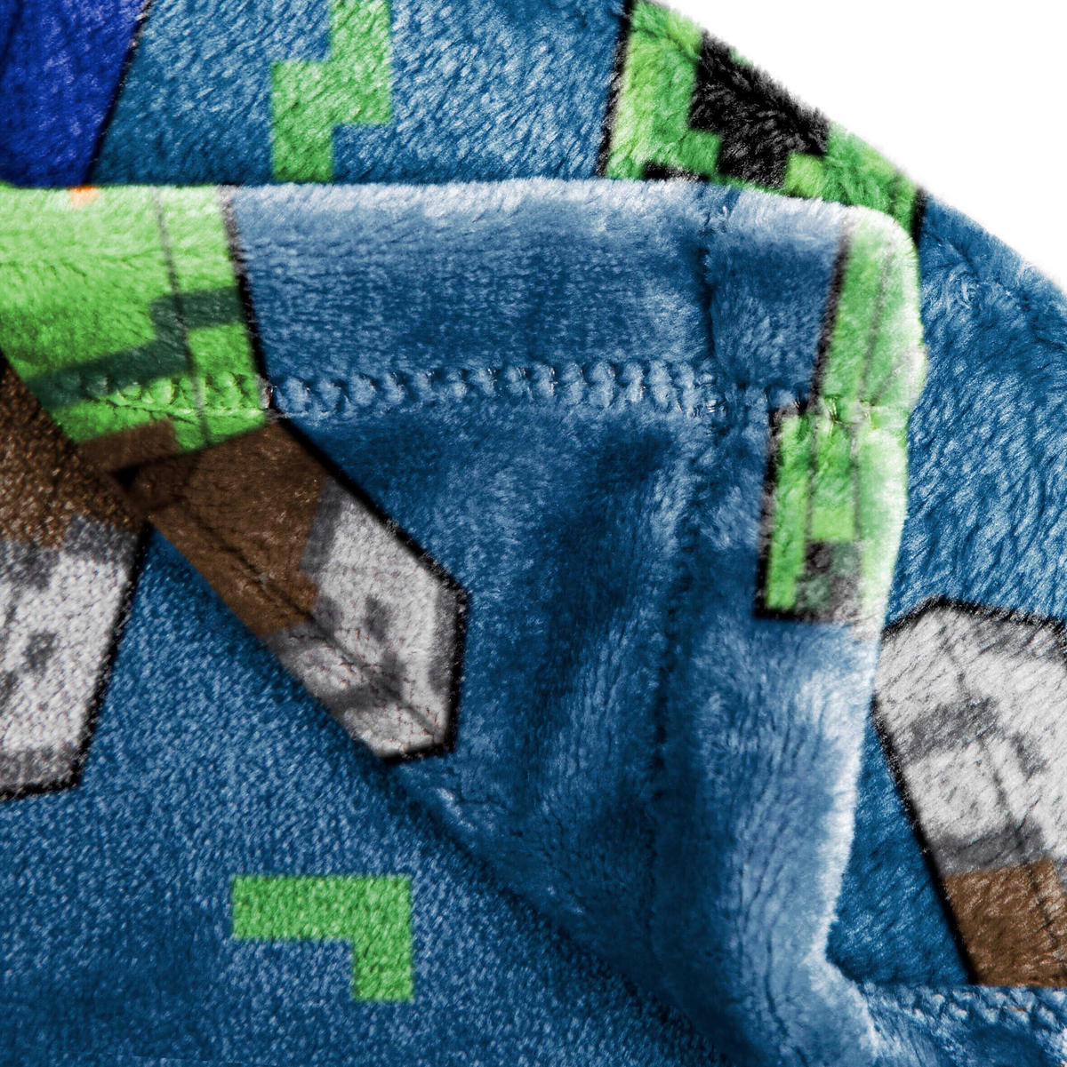 ÜBERWURF 150/130 cm  - Dunkelblau/Grün, Basics, Textil (150/130cm)