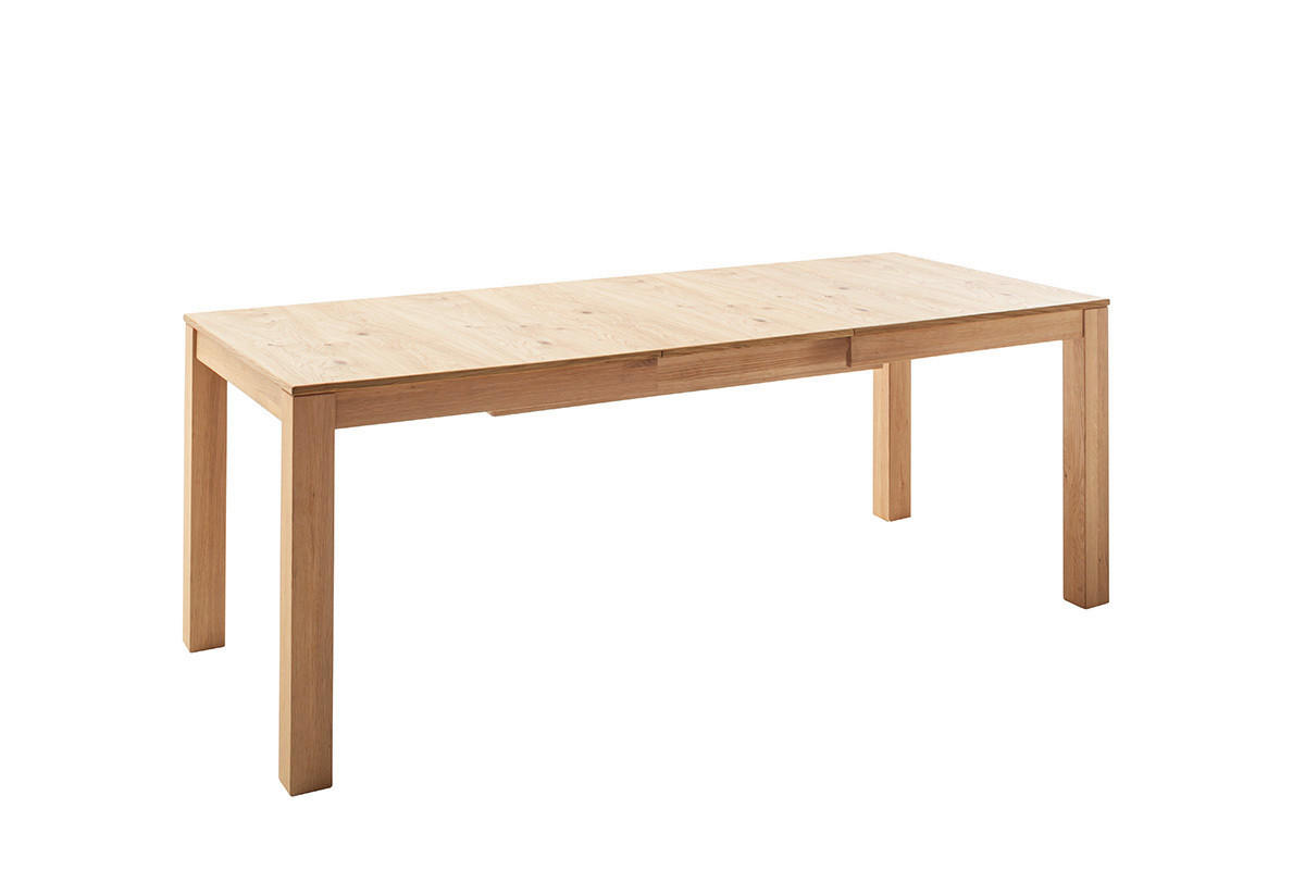 ESSTISCH Asteiche furniert, massiv rechteckig Eichefarben  - Eichefarben, Design, Holz (160/77/90cm) - Livetastic