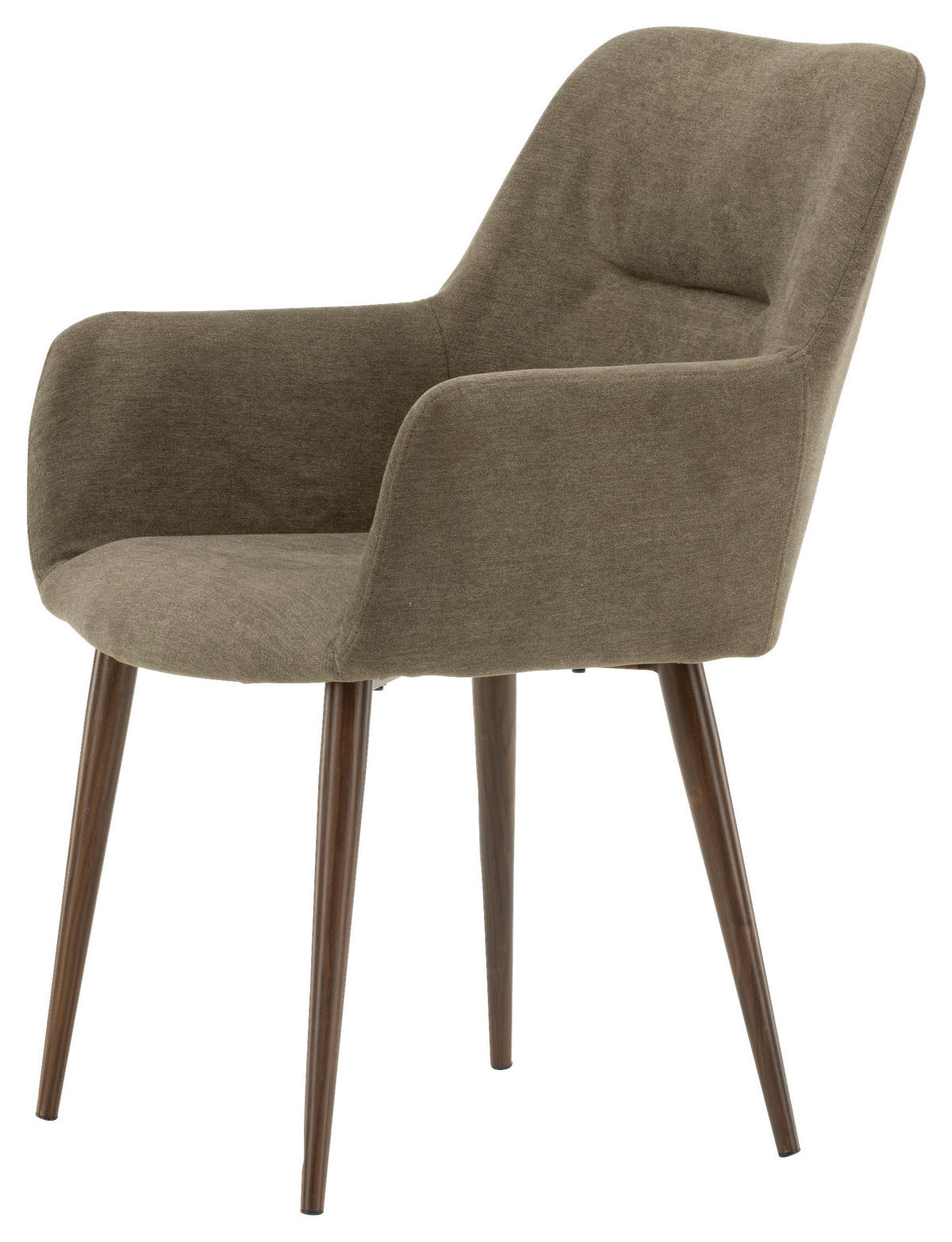 STOLSET stål flatväv  - mörkgrå/brun, Design, metall/textil (60/90/62cm) - Livetastic
