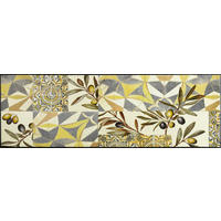 LÄUFER 60/180 cm Citrus Ceramics Beige  - Beige, Trend, Kunststoff/Textil (60/180cm) - wash+dry