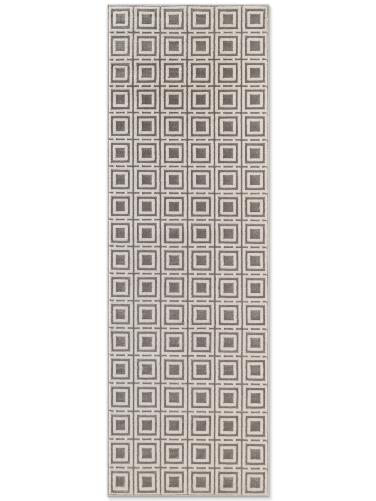LÄUFER 80/240 cm Perles  - Creme/Grau, Design, Kunststoff (80/240cm) - Elle Decoration