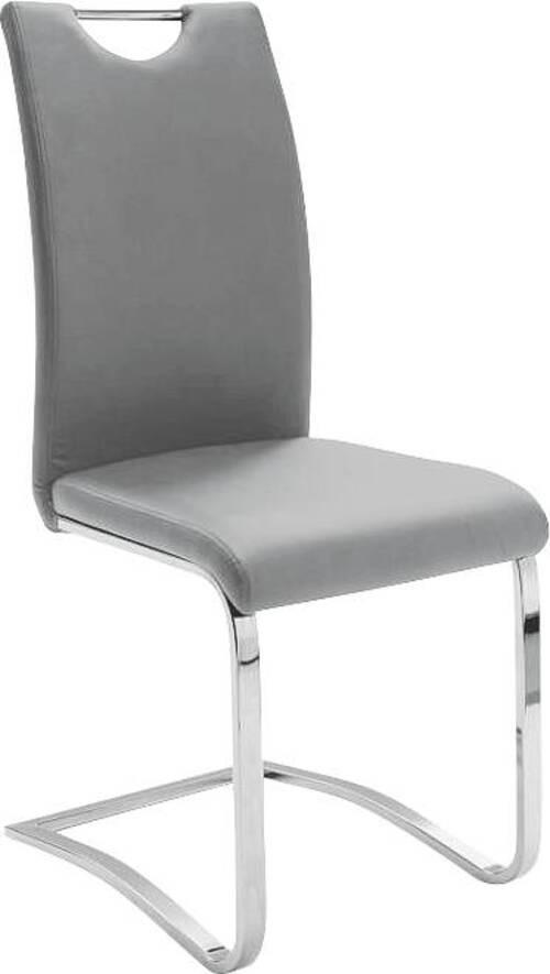 SCHWINGSTUHL  Lederauswahl Lederlook  - Grau, Design, Textil/Metall (43/100/57cm) - Carryhome