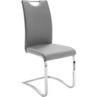 SCHWINGSTUHL  Lederauswahl Lederlook  - Grau, Design, Textil/Metall (43/100/57cm) - Carryhome