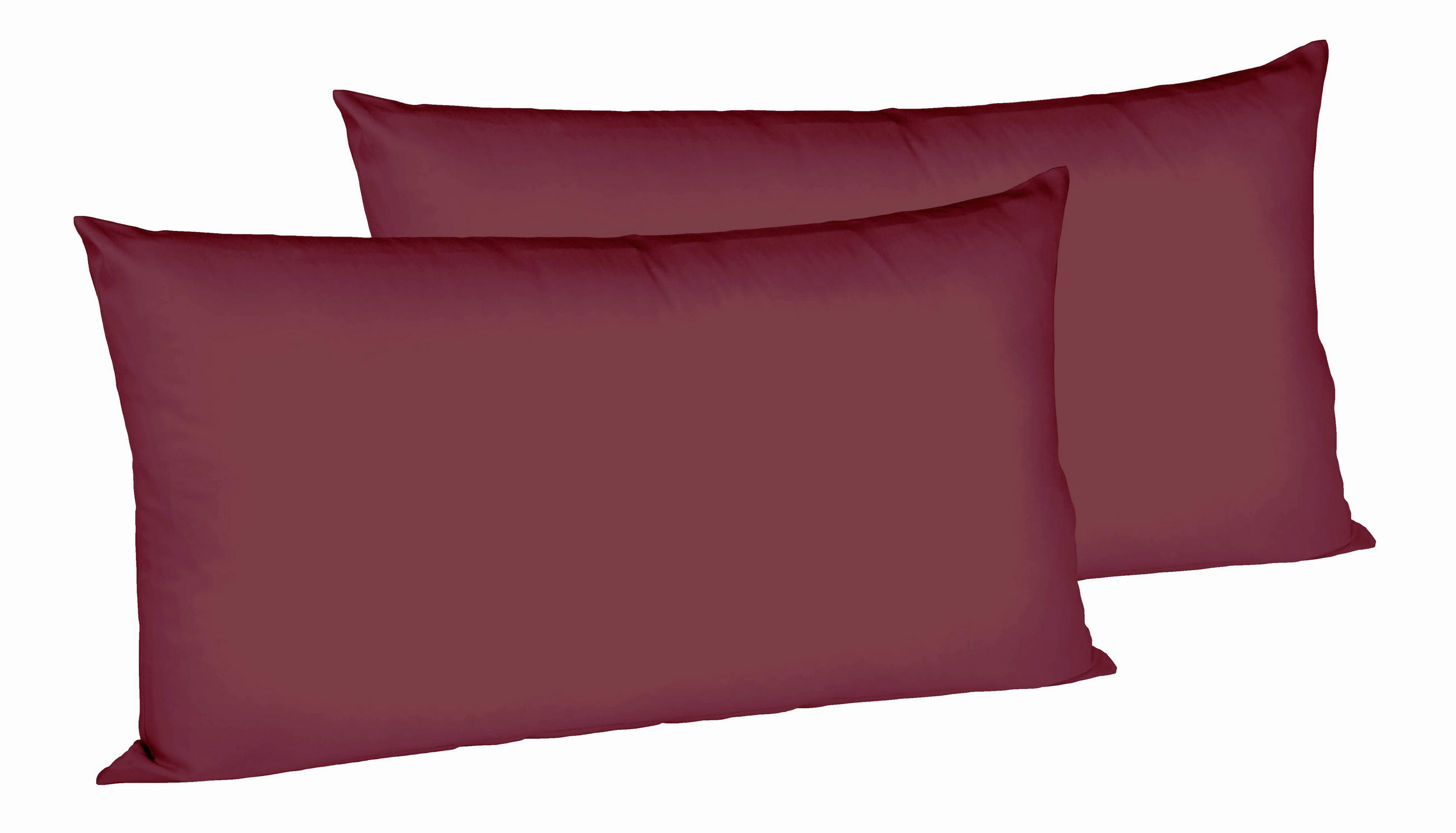 KOPFKISSENBEZUG 40/80 cm  - Pflaume, Basics, Textil (40/80cm) - Fleuresse