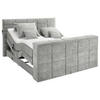 BOXSPRINGBETT 180/200 cm  in Schlammfarben  - Schlammfarben, KONVENTIONELL, Textil (180/200cm) - Carryhome
