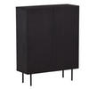 HIGHBOARD  in 80/103/30 cm  - Schwarz, Design, Holzwerkstoff/Metall (80/103/30cm) - Livetastic