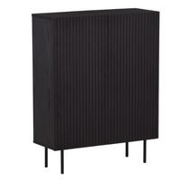 HIGHBOARD  in 80/103/30 cm  - Schwarz, Design, Holzwerkstoff/Metall (80/103/30cm) - Livetastic