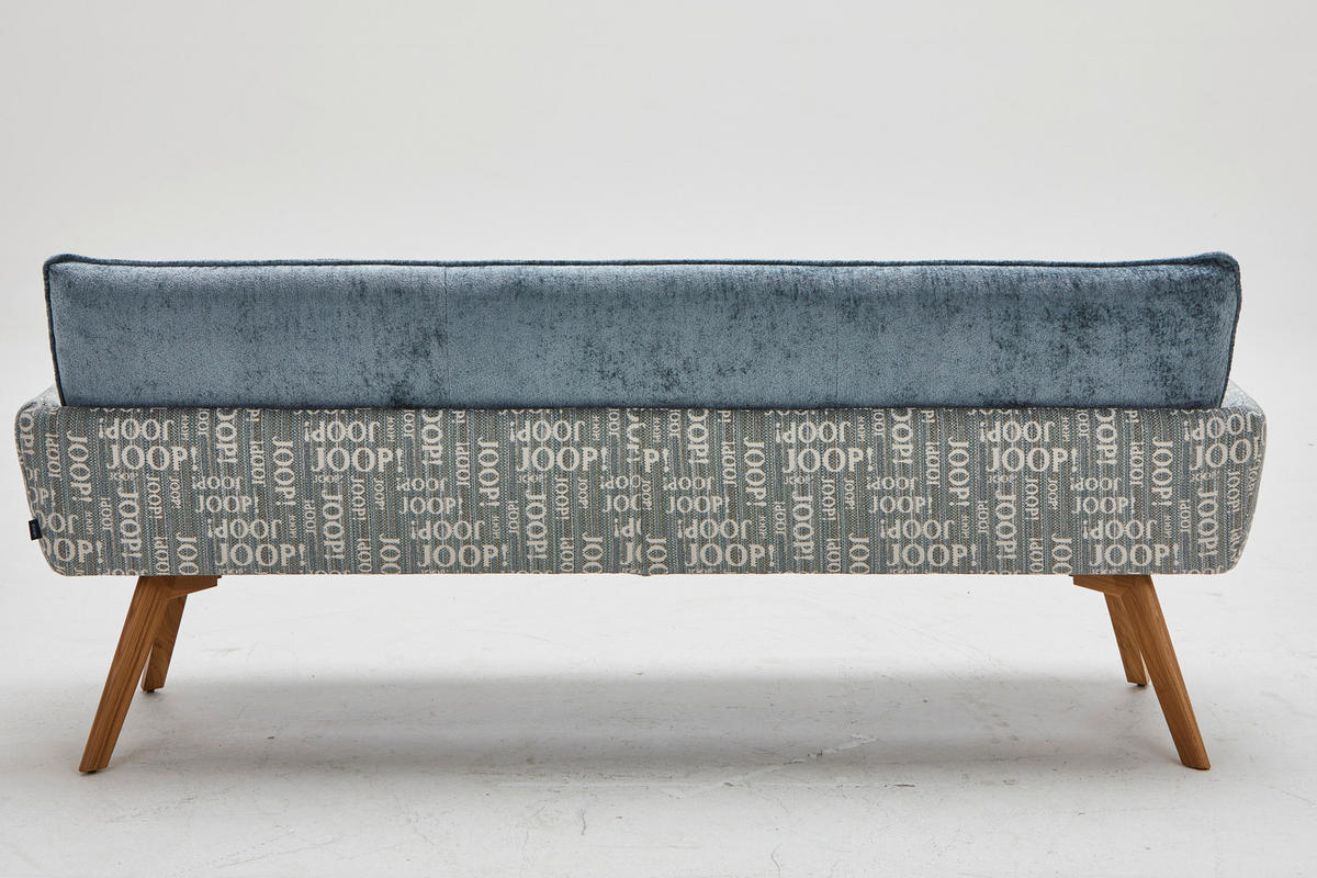 SITZBANK 220/91/67 cm  in Eichefarben, Graublau  - Graublau/Eichefarben, Design, Holz/Holzwerkstoff (220/91/67cm) - Joop!