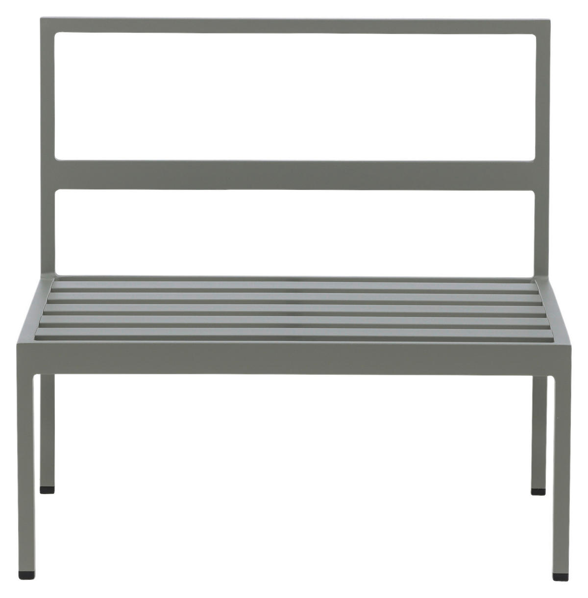 LOUNGESESSEL  - Pastellgrün/Grau, KONVENTIONELL, Metall (70/65/74cm) - Gardenson