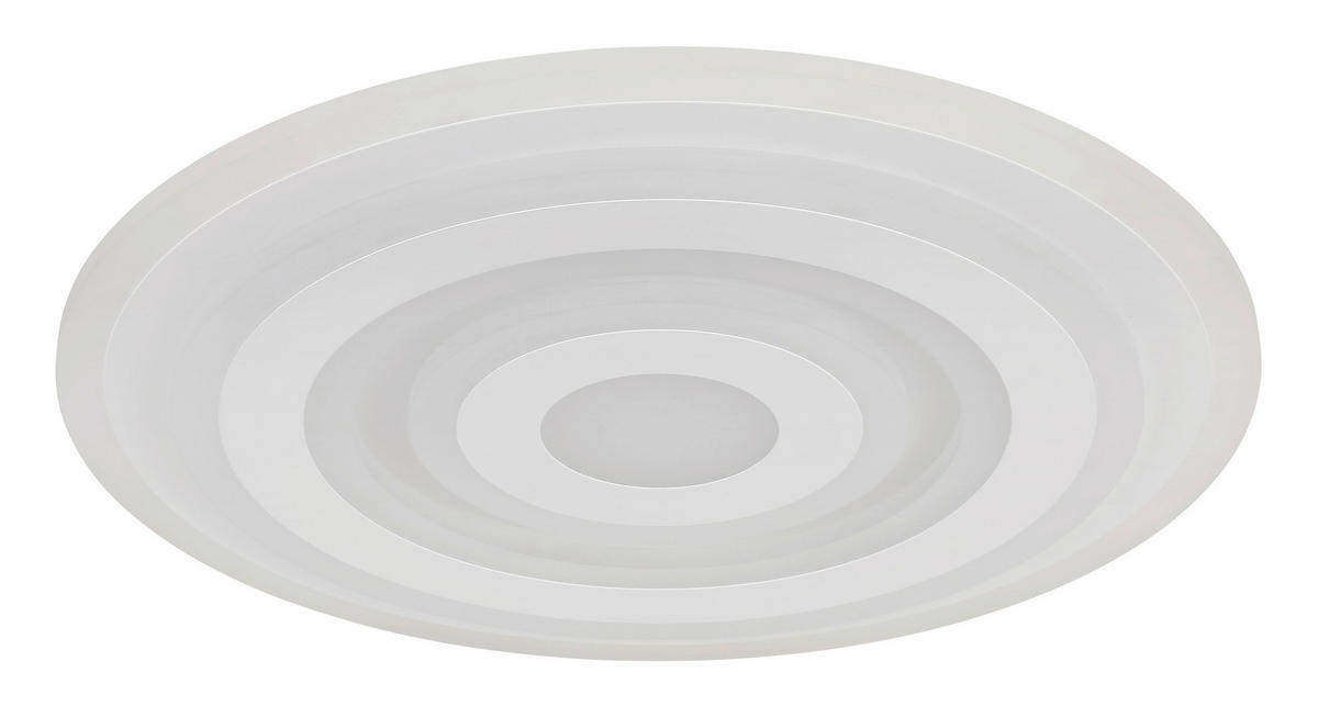 LED-DECKENLEUCHTE  40/5 cm    - Weiss/Opal, Konventionell, Kunststoff/Metall (40/5cm) - Globo