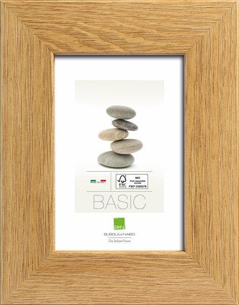 BILDERRAHMEN 26,4/35,1 cm  - Hellbraun, KONVENTIONELL, Glas/Holz (26,4/35,1cm)