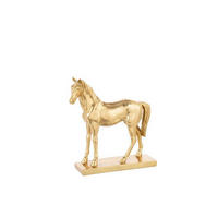 DEKOPFERD - Goldfarben, Basics, Kunststoff (27/8,5/28,5cm)