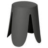 BADHOCKER - Anthrazit, Basics, Kunststoff (44,5/46,0/44,5cm) - Wenko