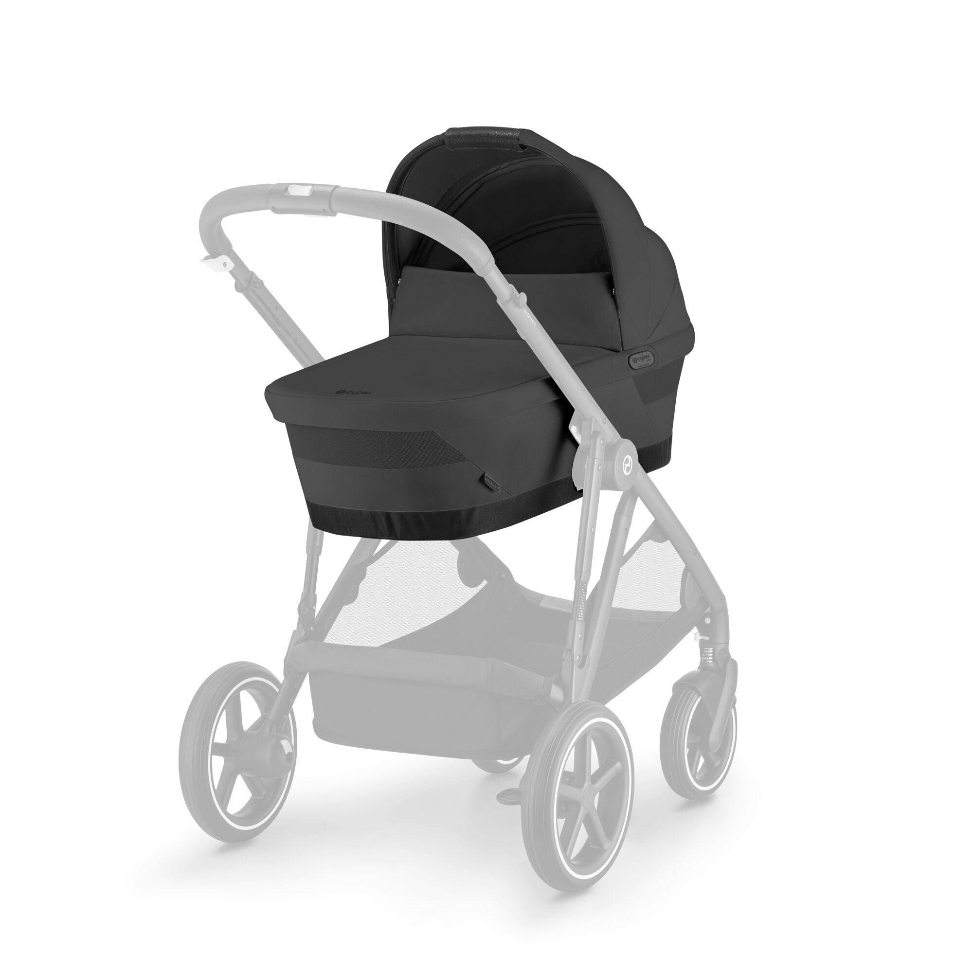 LIEGEWANNE - Schwarz, Basics, Kunststoff/Textil (86/44/27-56cm) - Cybex