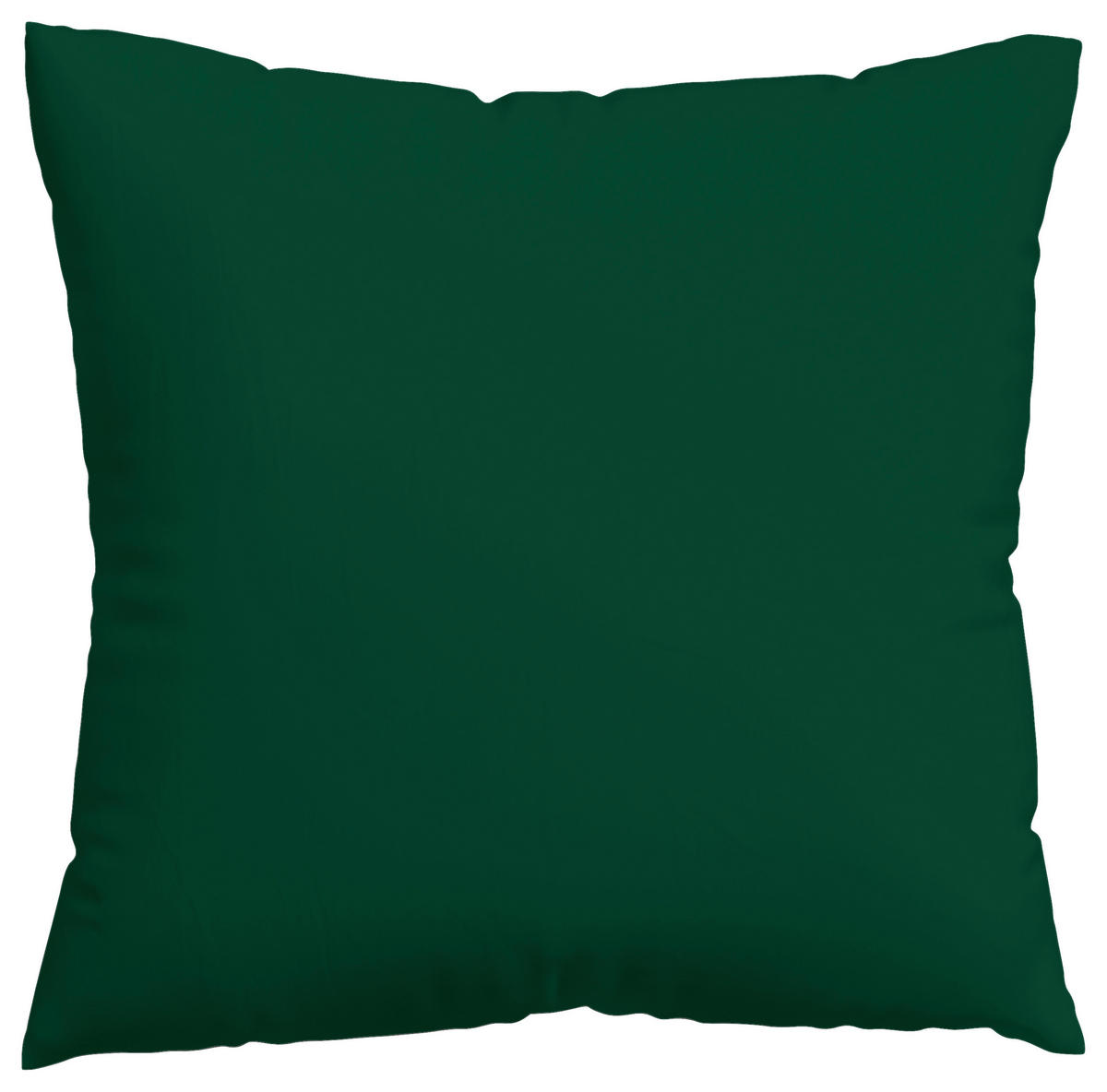 KISSENHÜLLE KNITTED JERSEY 40/40 cm  - Dunkelgrün, Basics, Textil (40/40cm) - Schlafgut