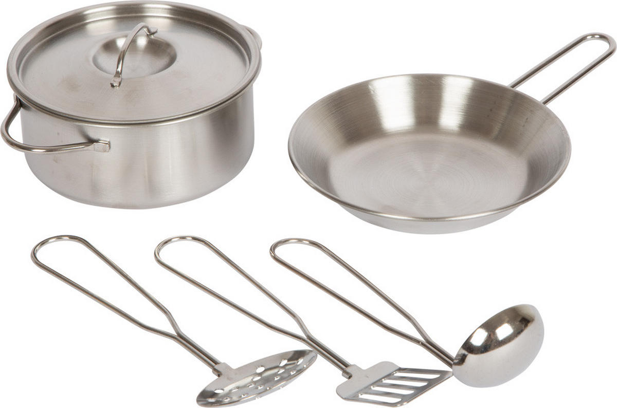 KINDERKÜCHE Tasty  - Hellblau, Basics, Holz/Metall (57/87/28cm) - small foot