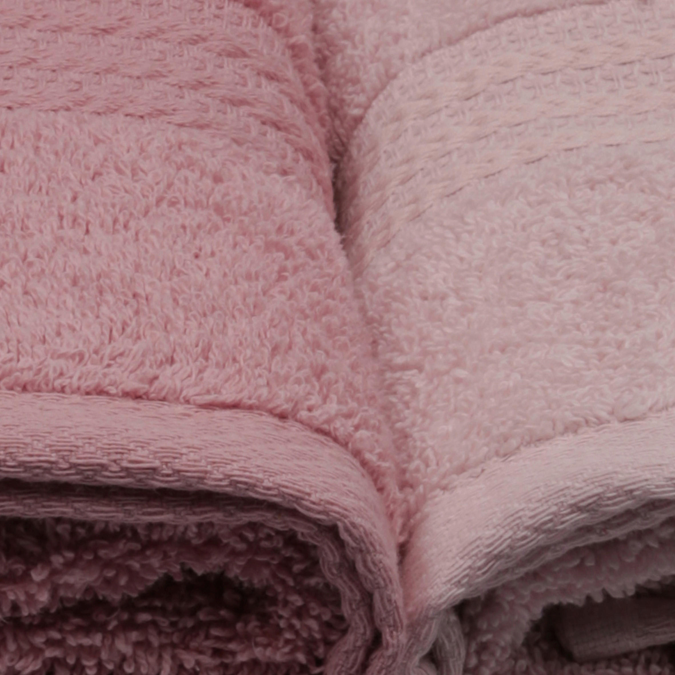 HANDTUCHSET Creme, Pink, Hellrosa  - Pink/Hellrosa, Basics, Textil (50/90cm)