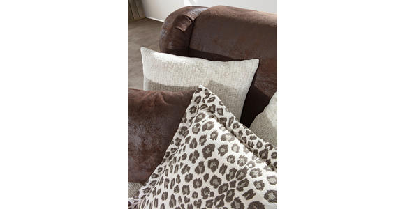 XXL-SESSEL - Dunkelbraun/Beige, ROMANTIK / LANDHAUS, Holz/Textil (125/102/138cm) - Landscape