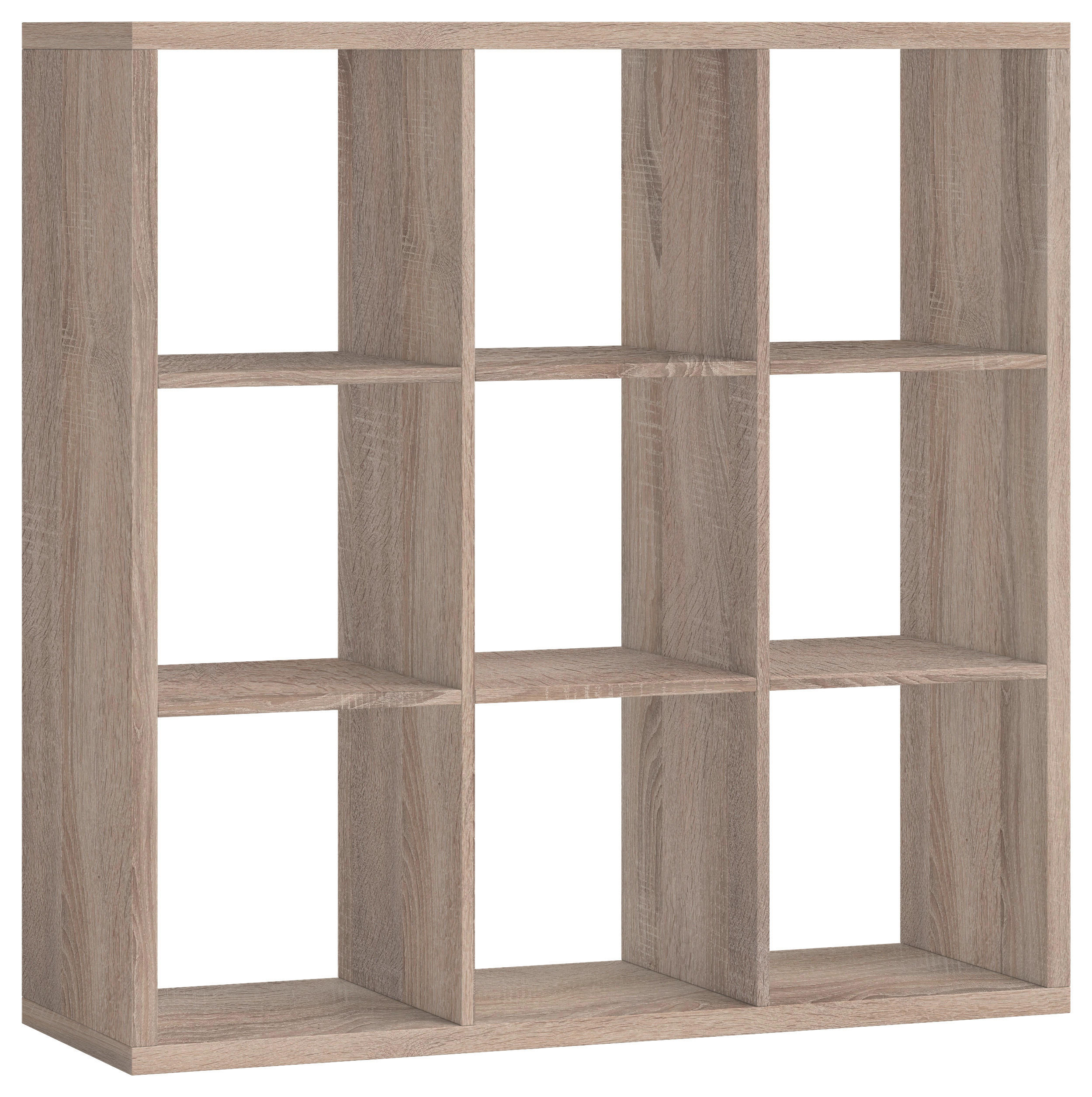 RAUMTEILER - Sonoma Eiche, Design, Holzwerkstoff (112/112/38cm) - Carryhome
