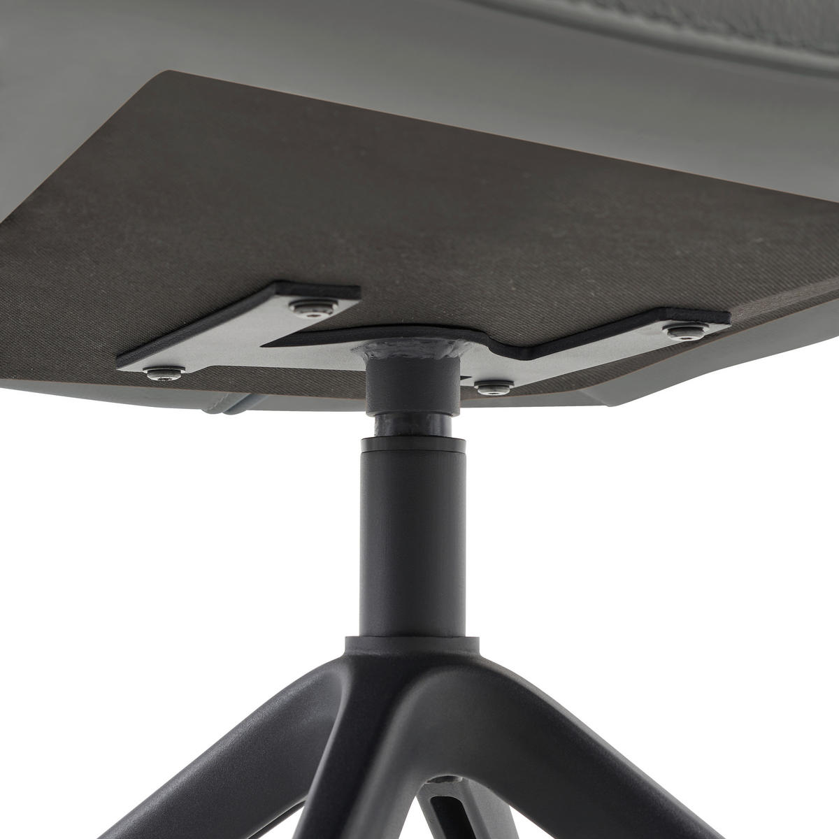 ARMLEHNSTUHL  in Aluminium, Eisen Echtleder pigmentiert  - Schwarz/Grau, Design, Leder/Metall (65/92/67,5cm) - Novel