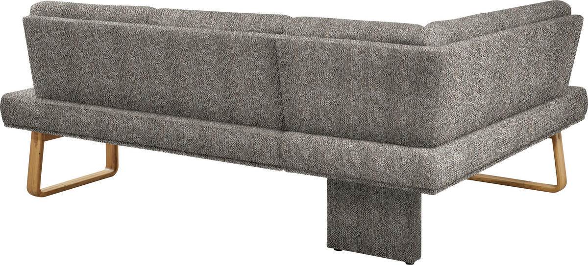 ECKBANK 174/280 cm  in Eichefarben, Beige  - Eichefarben/Beige, Design, Holz/Textil (174/280cm) - Dieter Knoll