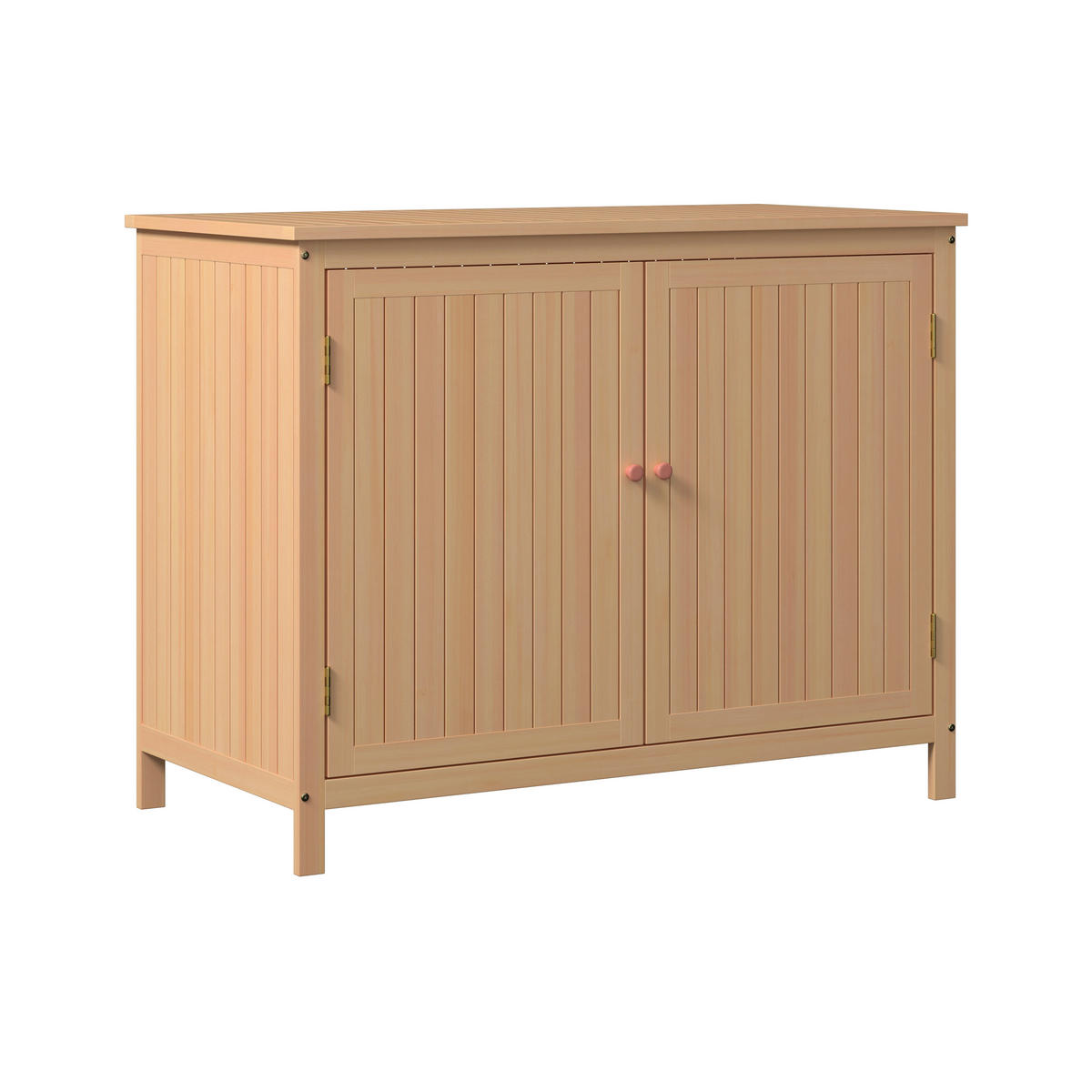 GARTENKOMMODE 110/75/35 cm  - Akaziefarben, MODERN, Holz/Kunststoff (110/75/35cm) - Ambia Garden