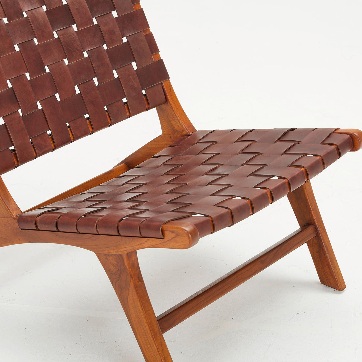 KŘESLO, kůže, dřevo, koňaková - koňaková, Basics, dřevo/kůže (60/78/68cm) - MID.YOU