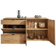 SIDEBOARD Wildeiche  181,9/87,9/45,2 cm  - Wildeiche/Schwarz, Natur, Holz/Metall (181,9/87,9/45,2cm) - Valnatura