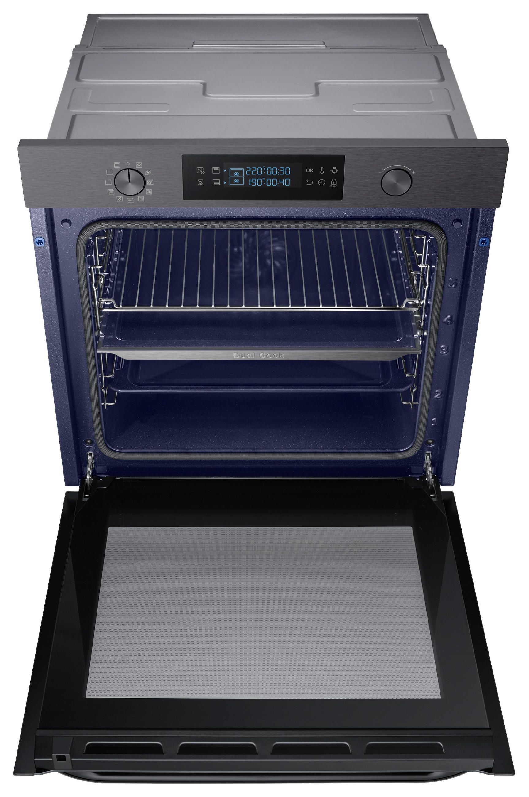 Backofen NV75M5571BM/EG  - Schwarz, Basics, Glas/Metall (59,5/59,5/56,6cm) - Samsung