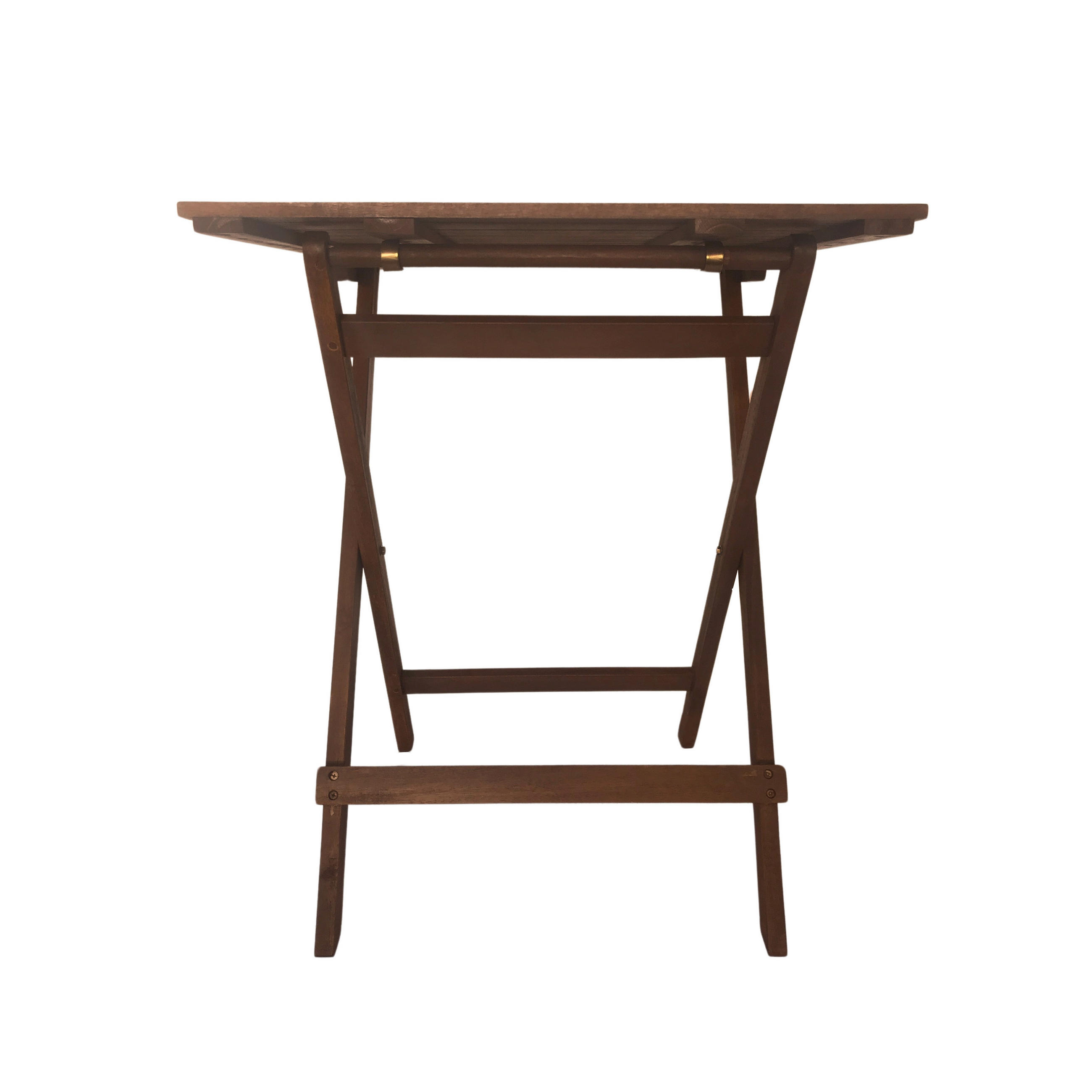 MASĂ PLIANTĂ PENTRU GRĂDINĂ  60/74 cm  - maro, Basics, lemn/metal (60/74cm) - Ambia Home