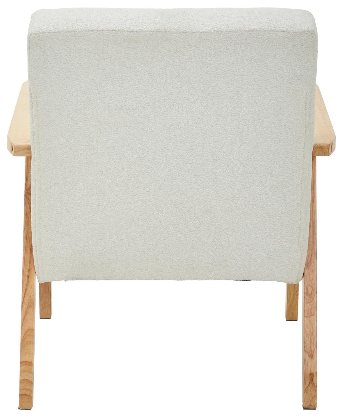 KŘESLO, textil, bílá - bílá/přírodní barvy, Trend, dřevo/textil (64/77,5/67cm) - P & B