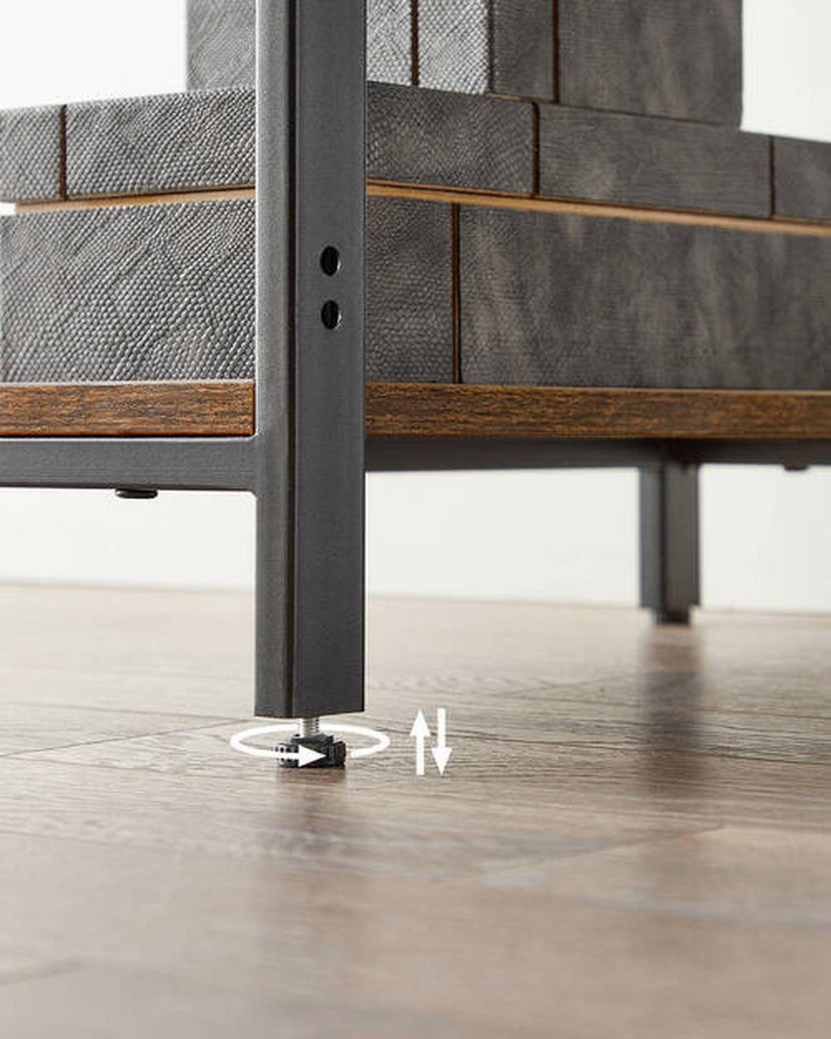 SCHREIBTISCH 100/50/75 cm  in Braun, Schwarz  - Schwarz/Braun, Basics, Holzwerkstoff/Metall (100/50/75cm) - Boxxx