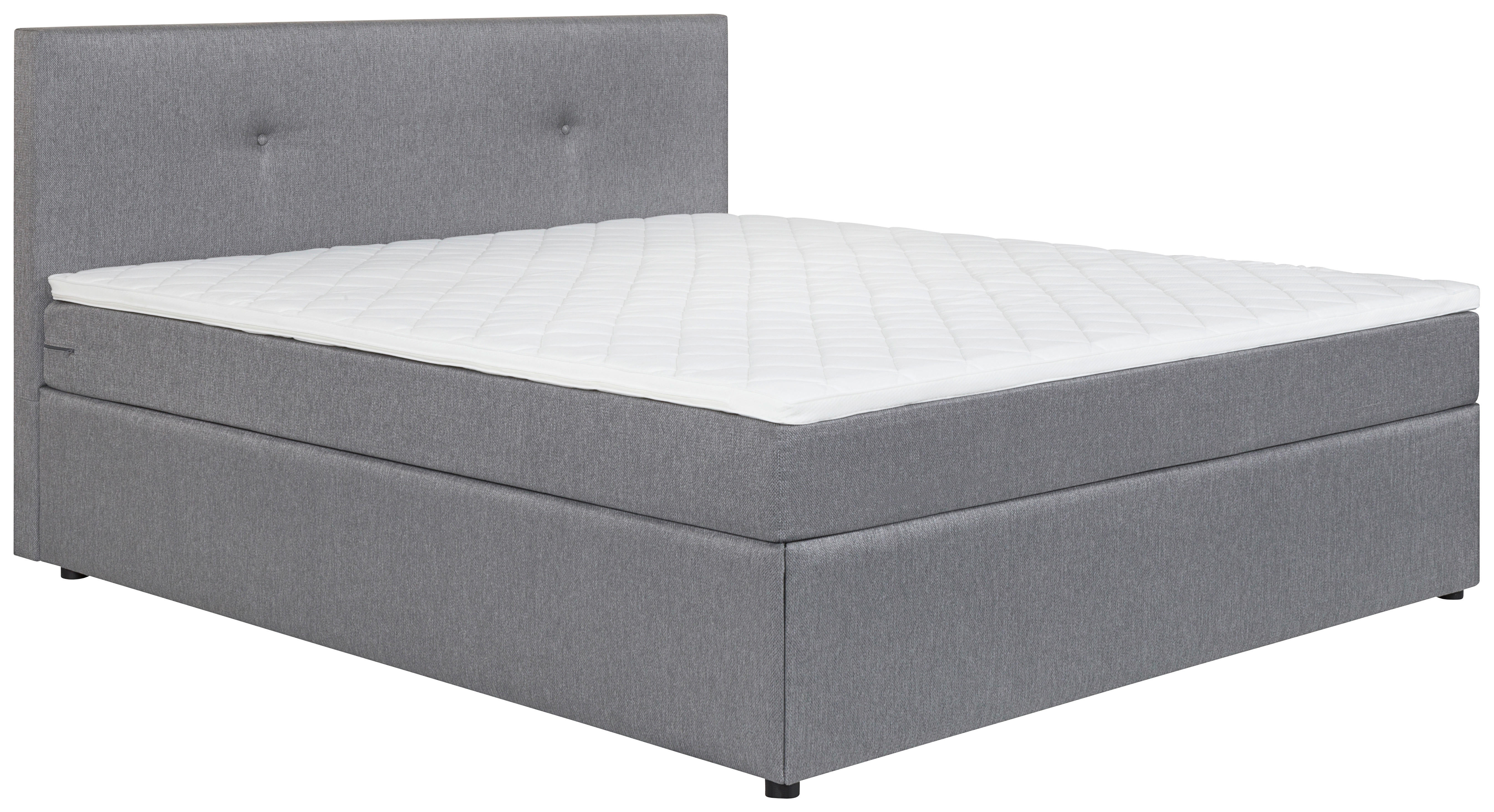 PAT TIP BOXSPRING FĂRĂ ARCURI 160/200 cm gri