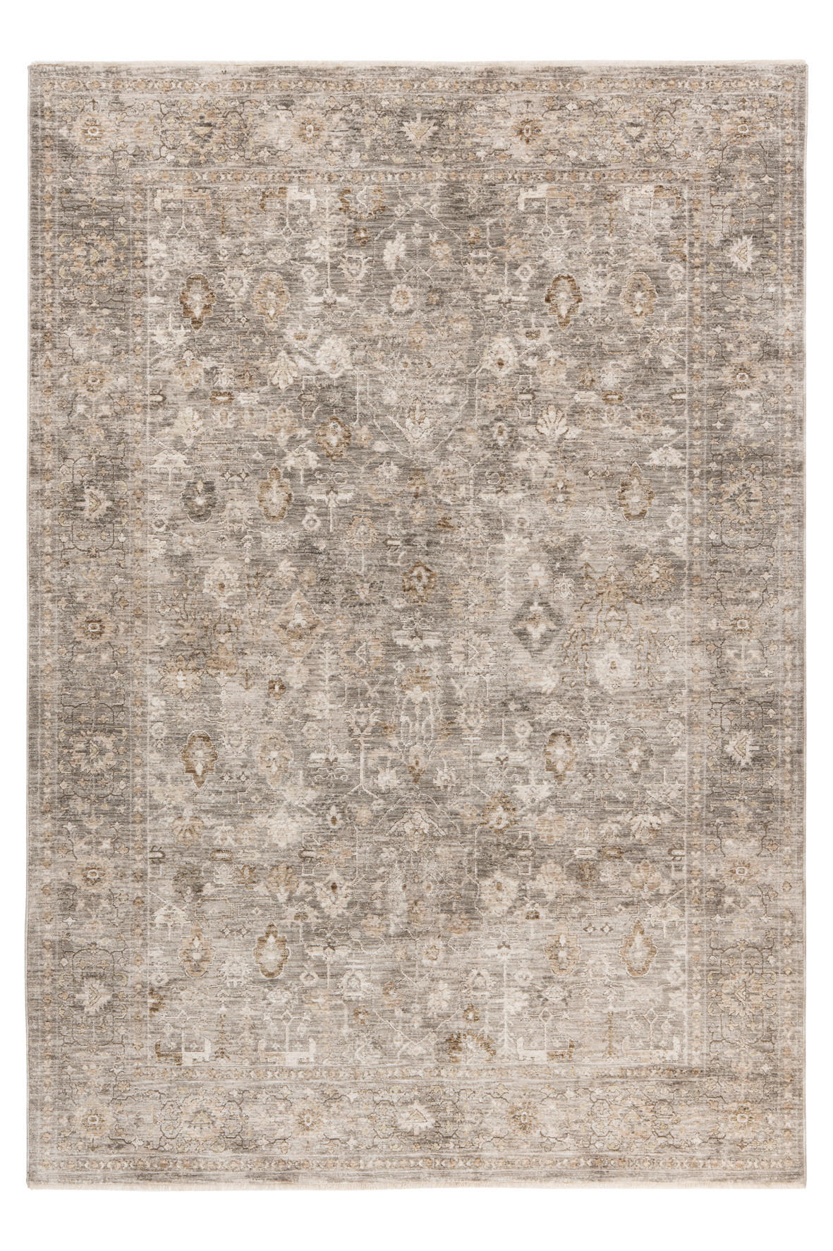 VINTAGE-TEPPICH 140/200 cm My Everest  - Grau, Basics, Textil (140/200cm)