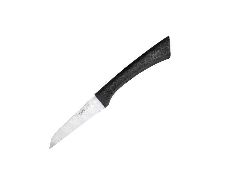 GEMÜSEMESSER  - Edelstahlfarben/Schwarz, Basics, Kunststoff/Metall - Gefu