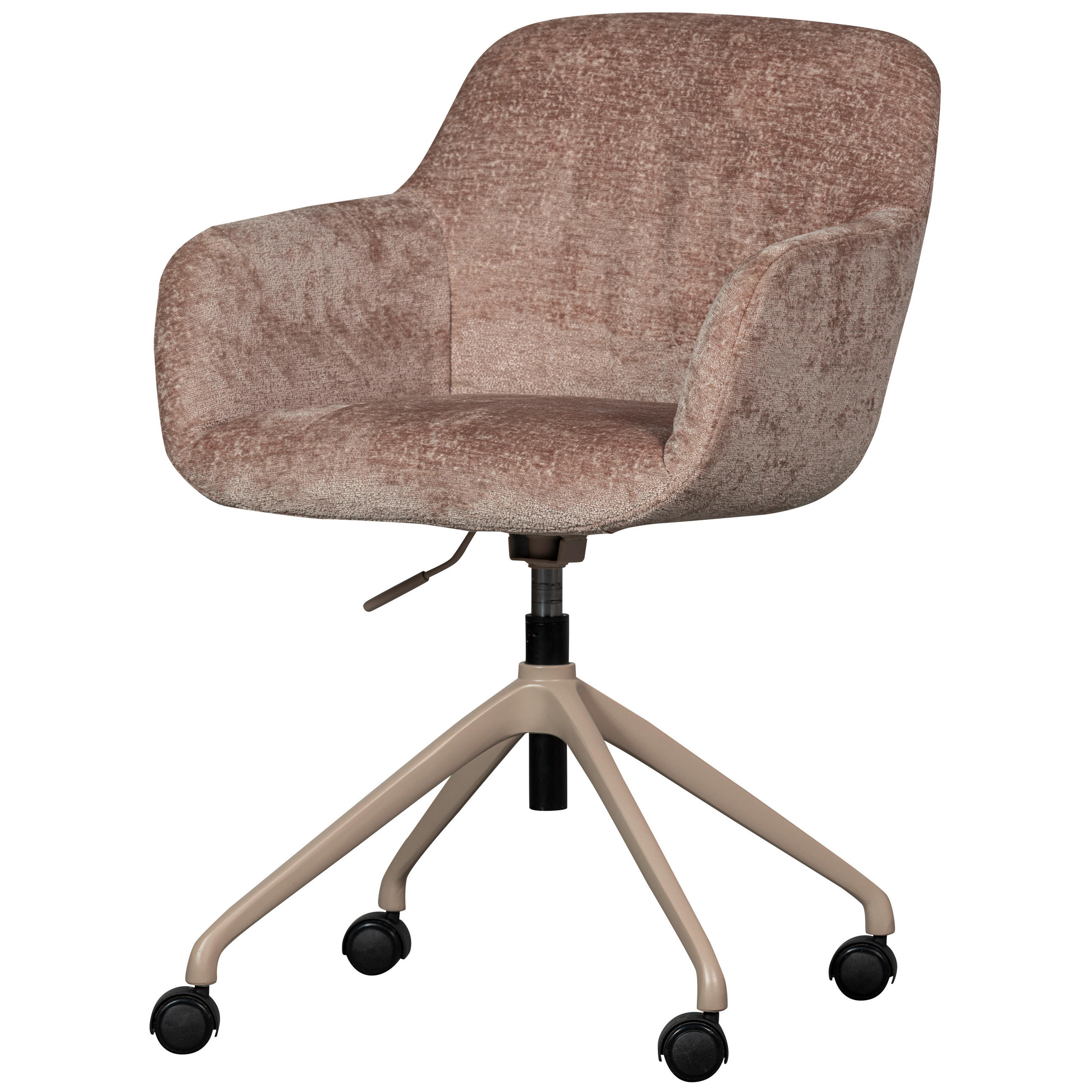 DREHSTUHL Chenille Taupe  - Taupe, Design, Kunststoff/Textil (57/88/60cm) - Livetastic