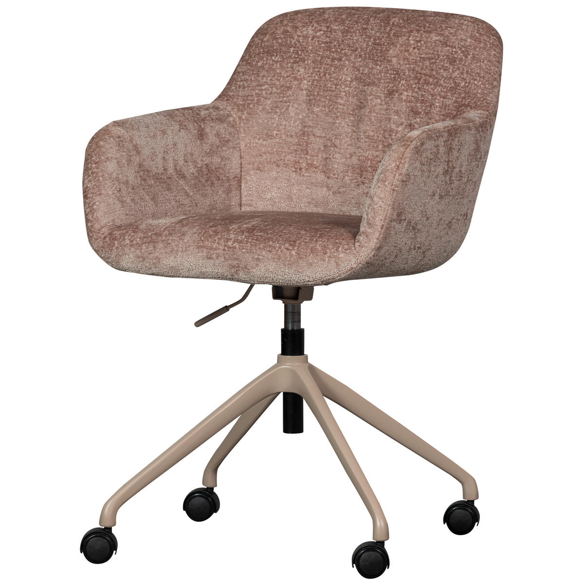 DREHSTUHL Chenille Taupe  - Taupe, Design, Kunststoff/Textil (57/88/60cm) - Livetastic