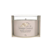 SVÍČKA VE SKLE  - béžová, Basics, přírodní materiály (5.5/4.5/5.5cm) - Yankee Candle