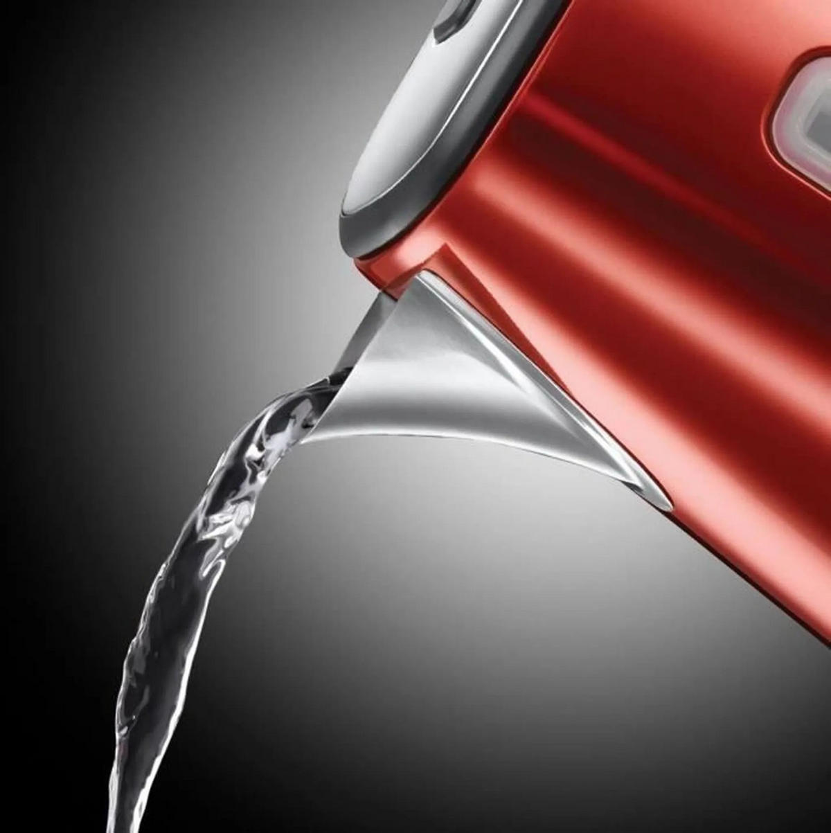 WASSERKOCHER Wasserkocher 1,7 l  - Rot, Basics, Kunststoff (16/24,5/22,5cm) - Russell Hobbs