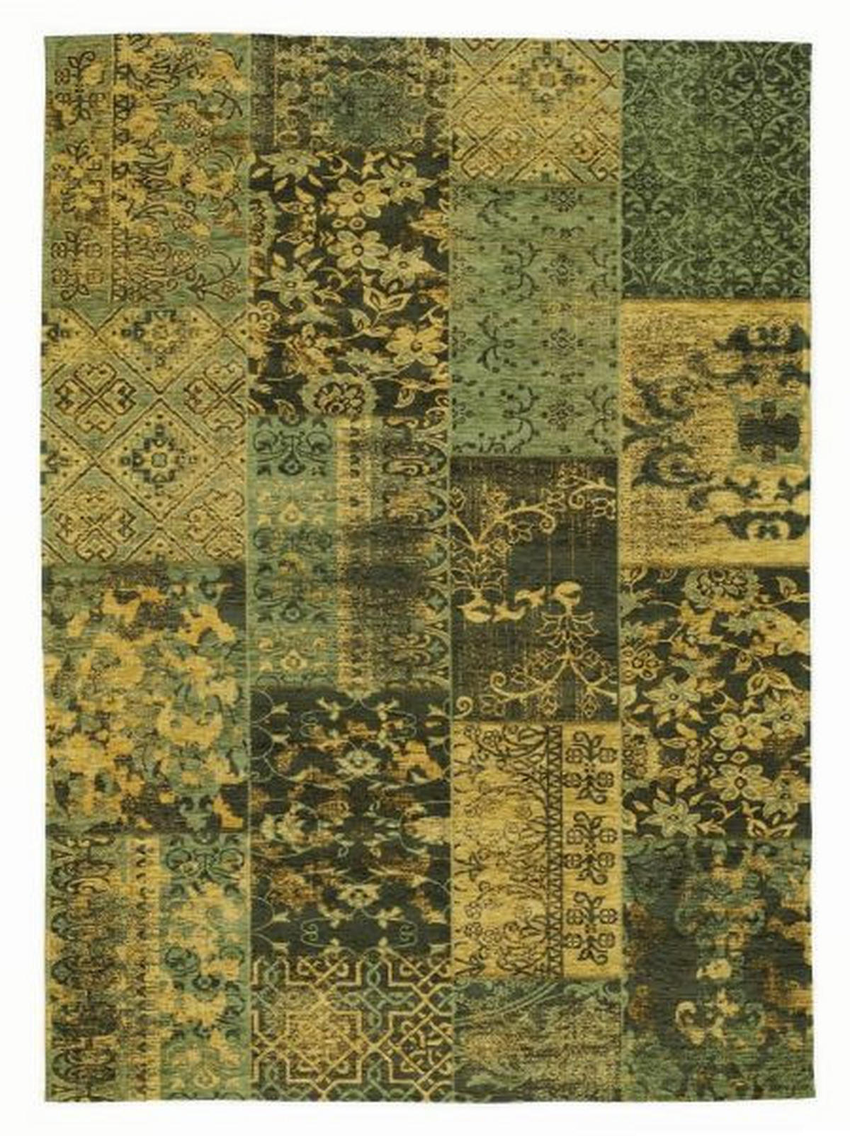VINTAGE-TEPPICH 40/60 cm Alanis Allover Grün  - Grün, LIFESTYLE, Textil (40/60cm) - Novel